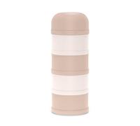 Suavinex, Doseur Lait Poudre et Céréales, Boîte Doseuse avec 4 Compartiments, Bec Verseur, Couvercle, Hermétique avec Fermetures à Vis, Empilable, Passe Lave-Vaisselle, pour Snacks, Bébés +0M, Rose