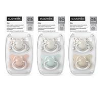 Suavinex Fusion -2 Sucette Silicone Physiologique 2M 2 uts