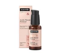 Suavinex, Huile de massage pour femmes enceintes avec églantier, améliore la flexibilité, raffermit et nourrit 98% d'ingrédients d'origine naturelle, testée dermatologiquement, formule végétalienne