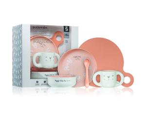 Suavinex Hygge Toddler Feeding Set service de table pour enfant 6 m+ Pink