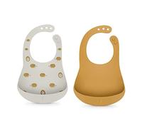 Suavinex - Lot de 2 Bavoirs Silicone - Mangue