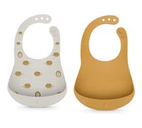 Suavinex - Lot de 2 Bavoirs Silicone - Mangue