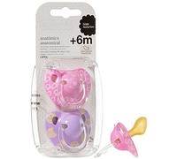 Suavinex Pack de 2 sucettes avec tétine anatomique en latex +6m
