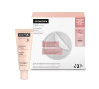 Suavinex, Pack de 60 disques d'allaitement fins, super absorbants et respirants + crème, lanoline ultra pure, hydrate, prévient la sécheresse et les fissures, convient aux peaux sensibles