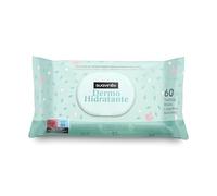 Suavinex, Paquet de 60 lingettes dermohydratantes pour bébé, Convient aux peaux atopiques, 96% d'ingrédients d'origine naturelle