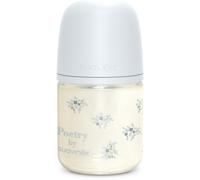 Suavinex Poetry SX Pro Physiological S biberon en verre 0 m+ Slow Flow - Blue 120 ml