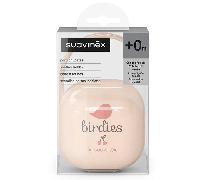 Suavinex Porte-Sucette Birdies Rose