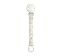 Suavinex, Porte-tétine en tissu pour bébé, doux et flexible, ruban avec décoration sur deux côtés, clip pour tétine avec pince. Pour bébé +0 mois, convient aux nouveau-nés, Poetry Rose