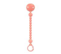 Suavinex, Porte-tétine pour bébé - Housse flexible pour tétine en silicone - Pour transporter 2 tétines - Avec poignée de suspension - +0 mois - Couleur Essence, Pêche