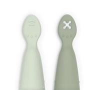 Suavinex Pré-Cuillères d'Apprentissage Silicone Vert