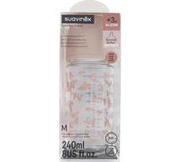 Suavinex Selection Biberon Verre Poetry SX Pro Débit M 240 ml