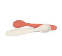 Suavinex - Set de 2 Cuillères Go Natural Rose