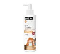 Suavinex, Spray protecteur anti-poux, sans rinçage, sans tractions, protège, démêle et hydrate, convient aux peaux sensibles et atopiques, à l'huile d'arbre à thé, tous les types de cheveux, usage