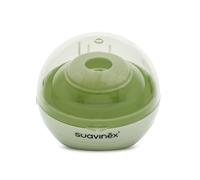 Suavinex, Stérilisateur de Sucettes Nomade à Rayons Ultraviolets (UV), Sans Agents Chimiques, Stérilise en 3 Minute, Fonctionne avec USB ou avec Piles. Élimine 99% des Germes, Vert