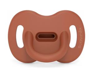 Suavinex - Sucette 100% Silicone - 6/18 Mois - Orange Sunset