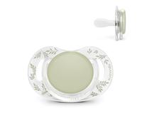 Suavinex, Sucette pour Bébés 0/6 Mois, Nouveau-nés et Naissance, avec Tétine Symétrique SX Pro en Silicone, Plate et Flexible, Réversible, Respecte le Développement Buccodentaire, Poetry Vert