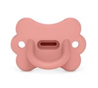 Suavinex Sucette Butterfly SX Pro, tétine silicone symétrique réversible 6-18 mois, Rose