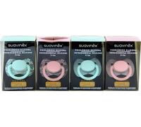 Suavinex - Sucette rose Haute Couture n° 1 (0-4 mois)