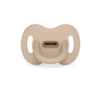 Suavinex, Sucette Tout Silicone pour Nouveau-nés, pour Bébé 0/6 Mois et Naissance, avec Tétine Symétrique SX Pro, Réversible, Super Douce et Souple, Idéal pour Dormir, Irish Cream