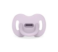 Suavinex, Sucette Tout Silicone pour Nouveau-nés, pour Bébé 0/6 Mois et Naissance, avec Tétine Symétrique SX Pro, Réversible, Super Douce et Souple, Idéal pour Dormir, Lavender