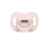 Suavinex, Sucette Tout Silicone pour Nouveau-nés, pour Bébé 0/6 Mois et Naissance, avec Tétine Symétrique SX Pro, Réversible, Super Douce et Souple, Idéal pour Dormir, Rosewater
