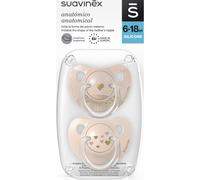Suavinex Sucette The New Classic Anatomique Silicone 6-18m 2 Unités