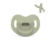Suavinex, Sucette Tout Silicone, Bébés 6/18 Mois, avec Tétine Anatomique SX Pro, Ultra-Souple et Flexible, Idéale pour Dormir, Respecte le Développement Buccodentaire, Colour Essence, Vert