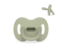 Suavinex, Sucette Tout Silicone, pour Bébé 6/18 Mois, Sucette avec Tétine Symétrique SX Pro, Réversible, Super Douce et Souple, Idéal pour Dormir. Colour Essence, Vert