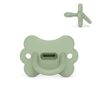 Suavinex, Sucette Tout Silicone, pour Bébés 6/18 Mois, Vert Soft