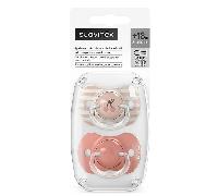 Suavinex – Sucettes symétriques – Birdies SX Pro – Silicone, réversibles, +18 mois – Rose x2