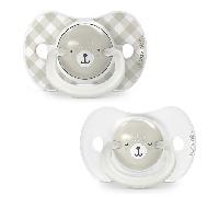 Suavinex Tétine Wild & Free Night & Day 6-18 mois Beige 2 pièces
