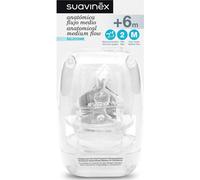 Suavinex Tétine Silicone Anatomique T2M 2 Unités