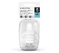 Suavinex Tétine Symétrique Silicone SX Pro Débit L +6m Lot de 2