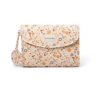 Suavinex, Trousse Soin Bébé, Enfant et Nouveau-Né, en Tissu, Robuste, Fermeture Rabat avec Aimant, Imperméable, Organisateur, pour des Accessoires Toilette, Pratique, Facile à Nettoyer, Fleurs