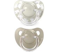 Suavinex Wild & Free Anatomical Silicone 6-18m tétine Cream 2 pcs