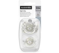 Suavinex Wild & Free Night & Day tétine Grey 2 pcs