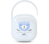 Suavinex Wild & Free Soother Holder boîte à tétines Blue 1 pcs