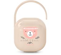 Suavinex Wild & Free Soother Holder boîte à tétines Pink 1 pcs