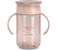 Suavinex Wonderland 360° Trainer Cup tasse d’apprentissage avec supports Pink 12m+ 340 ml