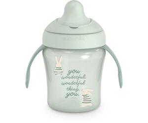 Suavinex Wonderland Learning Cup tasse d’apprentissage Green 200 ml