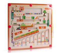 suaywo Labyrinthe Magnetique Enfant Jouet Montessori à partir de 2 3 4 5 Ans Jeux Labyrinthe Magnetique Enfant Apprendre Les Couleurs et Jeu d'apprentissage du Comptage Convient aux Enfants