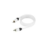 SUB-1/7M50 Câble Subwoofer Double Blindage 7 m Blanc