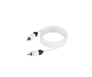SUB-1/7M50 Câble Subwoofer Double Blindage 7 m Blanc