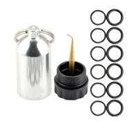 Sub-Aqua Porte-clés en alliage d'aluminium léger pour mini réservoir | Kit de joint de rechange pour équipement de plongée sous-marine miniature en alliage d'aluminium