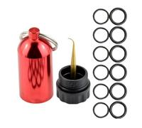 Sub-Aqua Porte-clés en alliage d'aluminium léger pour mini réservoir | Kit de joint de rechange pour équipement de plongée sous-marine miniature en alliage d'aluminium
