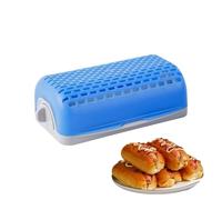 Sub Bread Pan - Food Grade Bakeware Tray, 18 cm Nonstick Bun Mold with Dishwasher Safe, Even Heat, Baking Feature, Durable Oven Cooking Tool for Preparing Soft Bread Rolls During Home Kitchen
