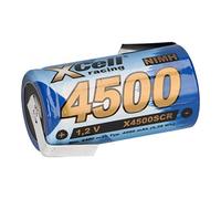SUB-C Batterie NiMH haute performance 4500 mAh 1,2 V avec cosse à souder Z - Batterie Sub C modèle BAU Racing Pack RC Racing Pack RC Racing Pack - Durable