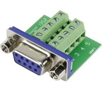 SUB-D femelle Nombre de pôles: 9 TRU COMPONENTS DSUB09F-10TB-2 1229331 90 ° raccord à vis 1 pc(s)