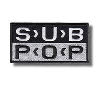 Sub Pop Patch brodé thermocollant