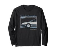 Subaru Front Back Vintage Maximum Strength Legacy Car Brand Manche Longue